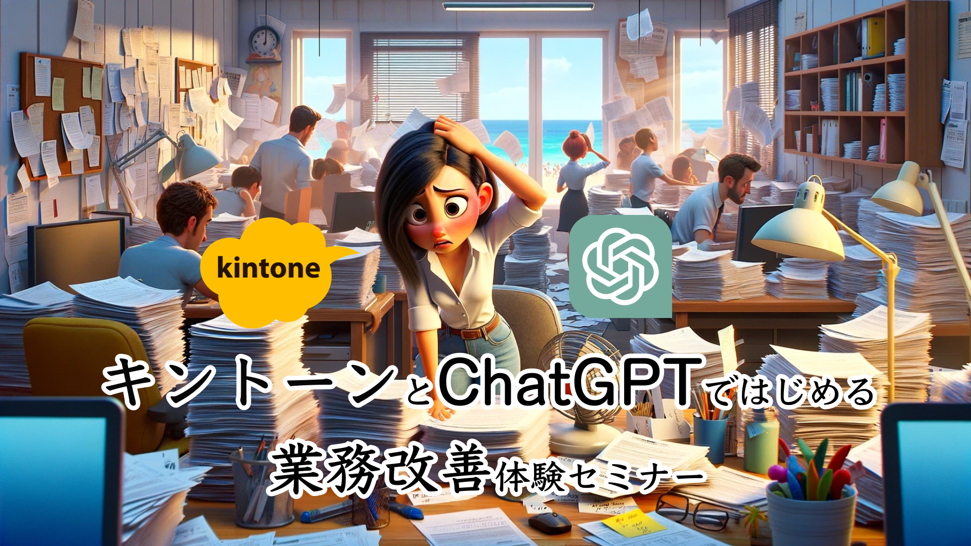 キントーンとChatGPTではじめる「業務改善」体験セミナー