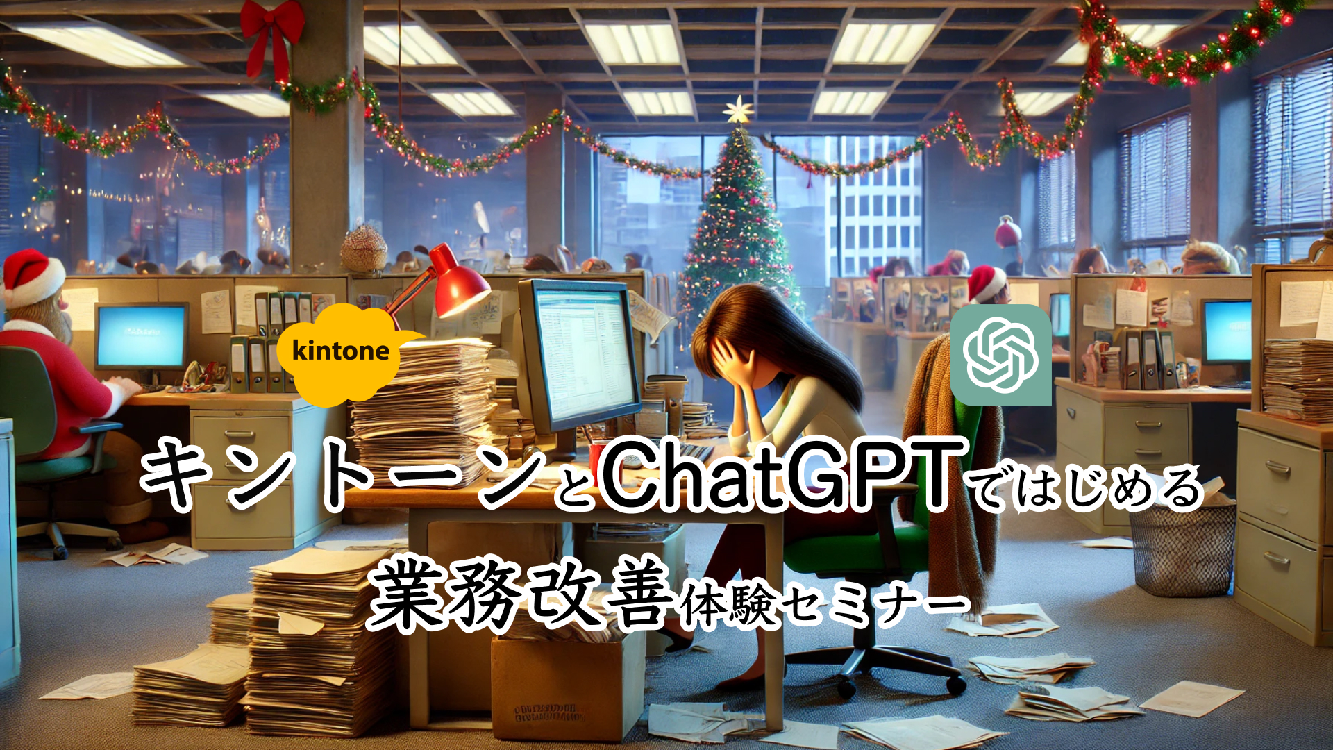キントーンとChatGPTではじめる「業務改善」体験セミナー
