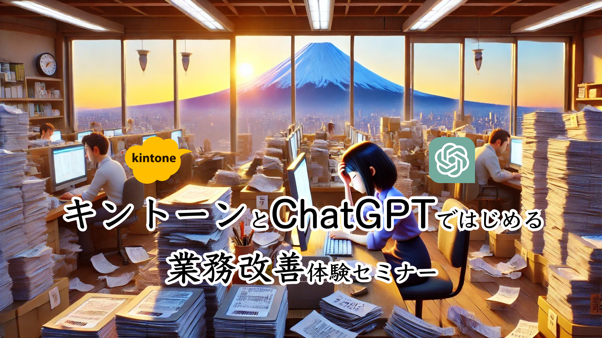 キントーンとChatGPTではじめる「業務改善」体験セミナー