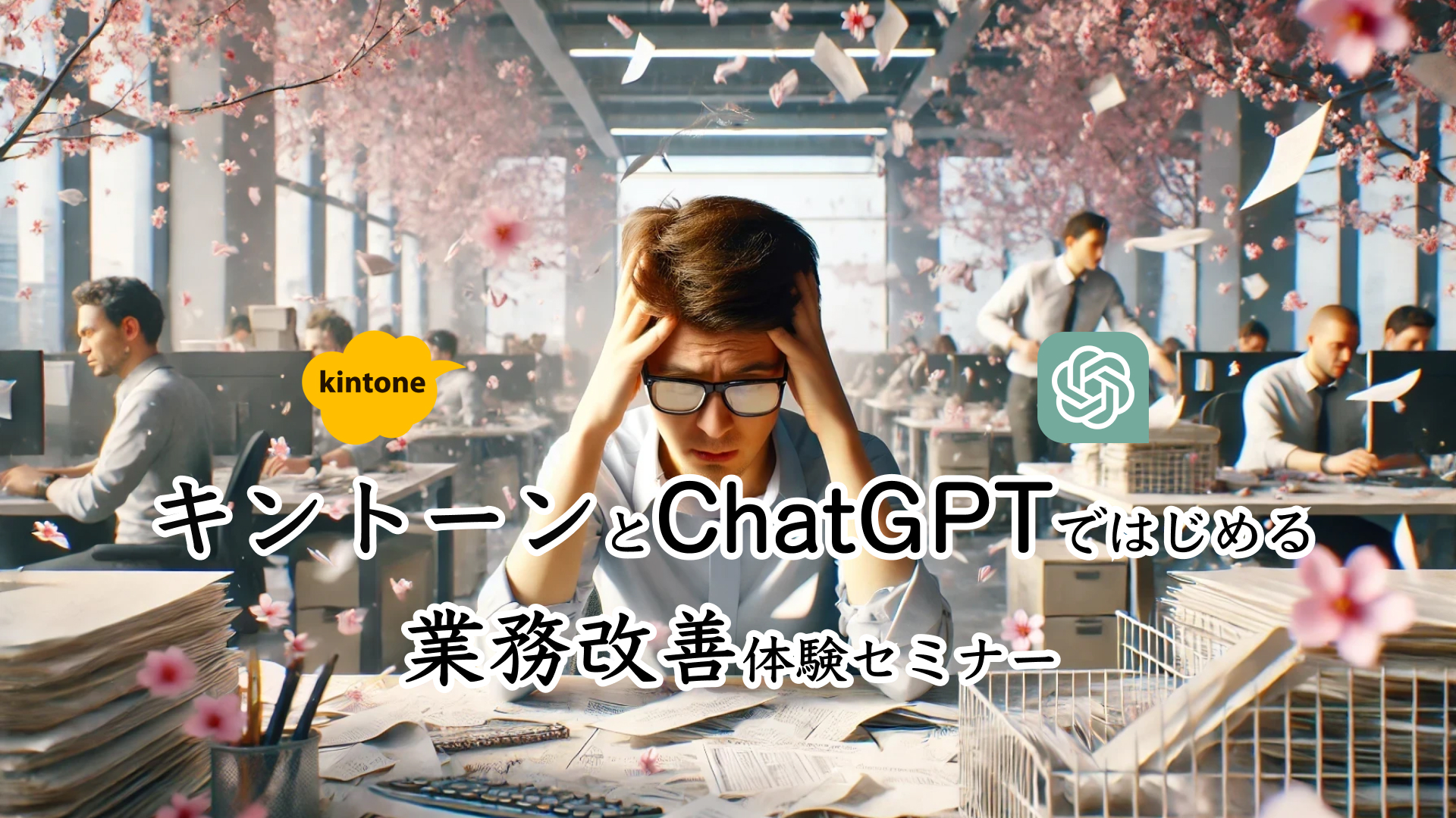 キントーンとChatGPTではじめる「業務改善」体験セミナー