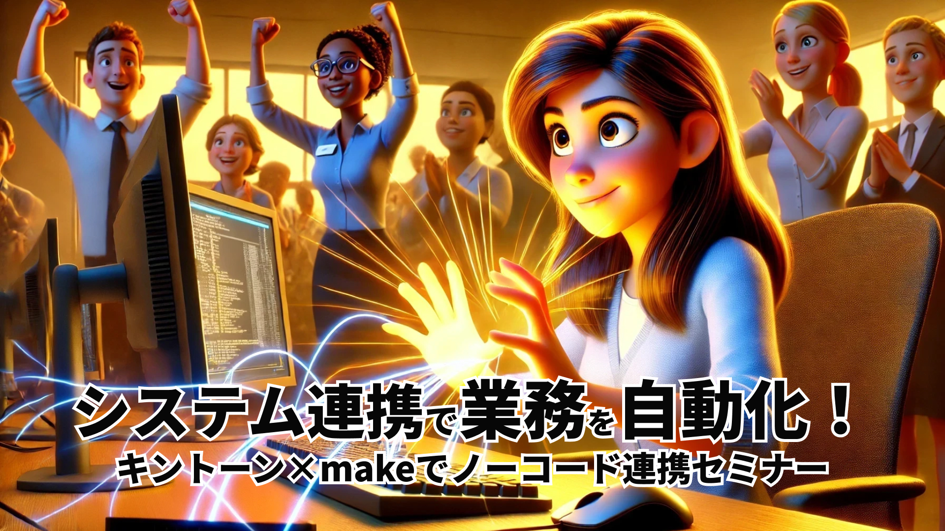 システム連携で業務を自動化！キントーン×makeでノーコード連携セミナー