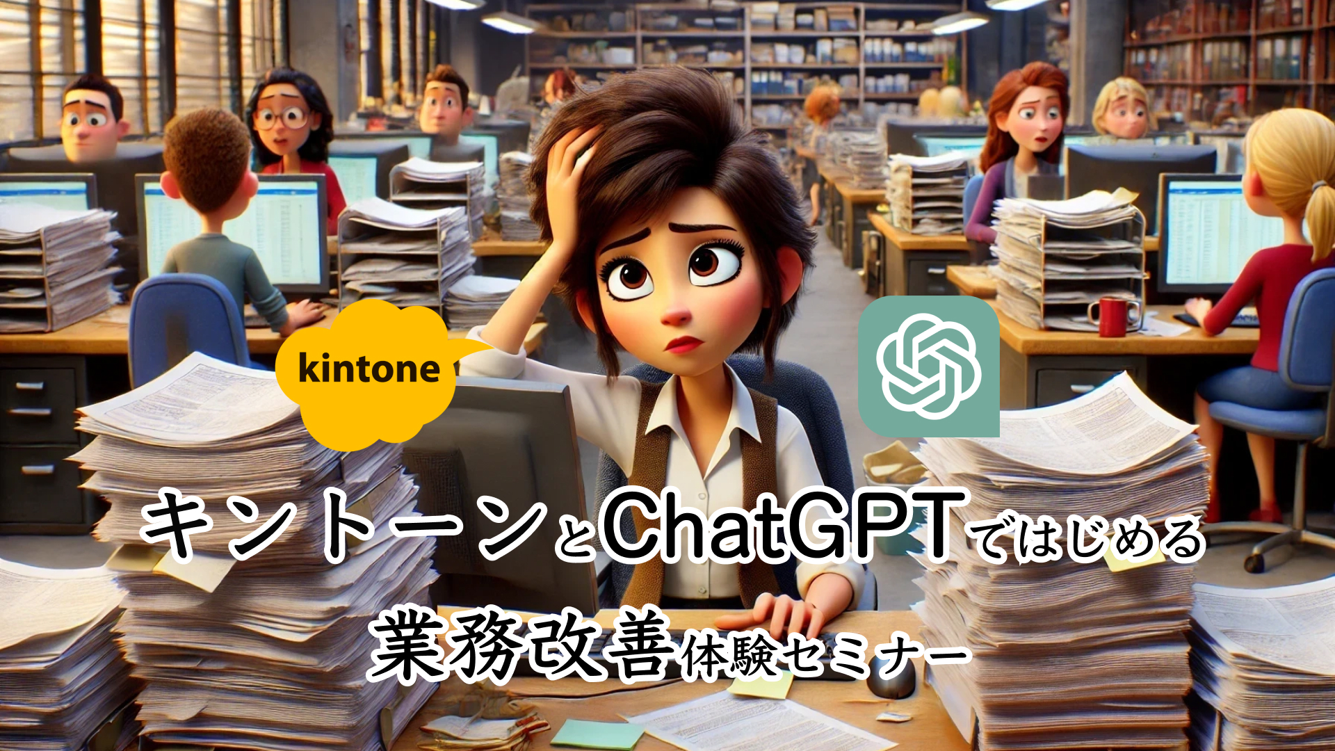 キントーンとChatGPTではじめる「業務改善」体験セミナー