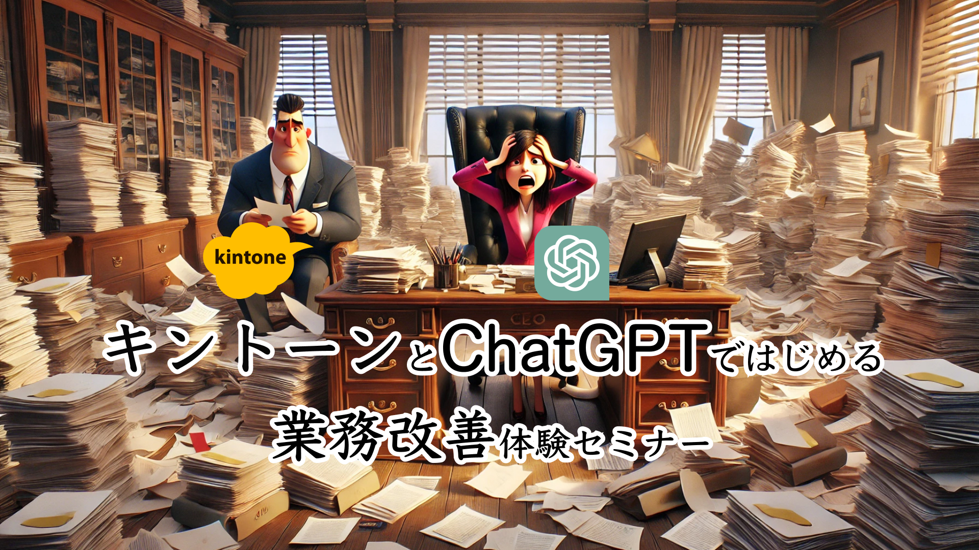 キントーンとChatGPTではじめる「業務改善」体験セミナー